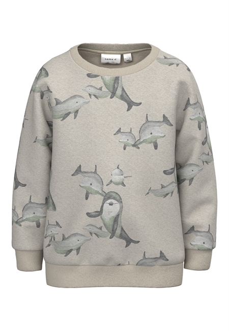 Billede af NAME IT Sweatshirt Feliks Peyote Melange